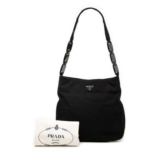 Pre-Loved Prada Cotton Shoulder Bag - Picture 7 of 7